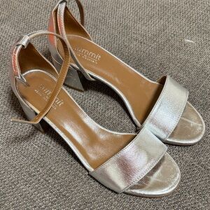 Summit by White Mountain Silver Heeled Sandals